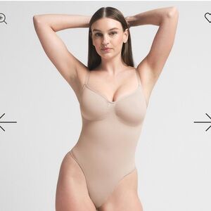 SKIMS Beige Shapewear Bodysuit